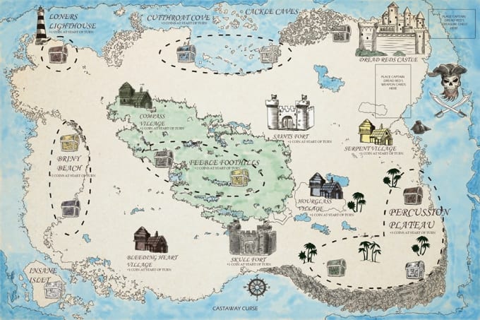 Draw A Custom Hand Drawn Fantasy Map For You