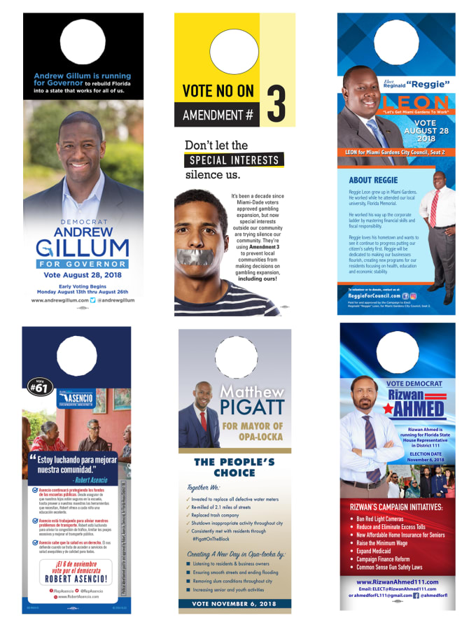 Design Great Political Doorhangers For You By Lwoodside2