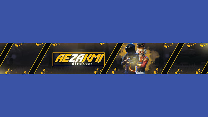 Make Professional Catchy Youtube Banner By Filipfrost441