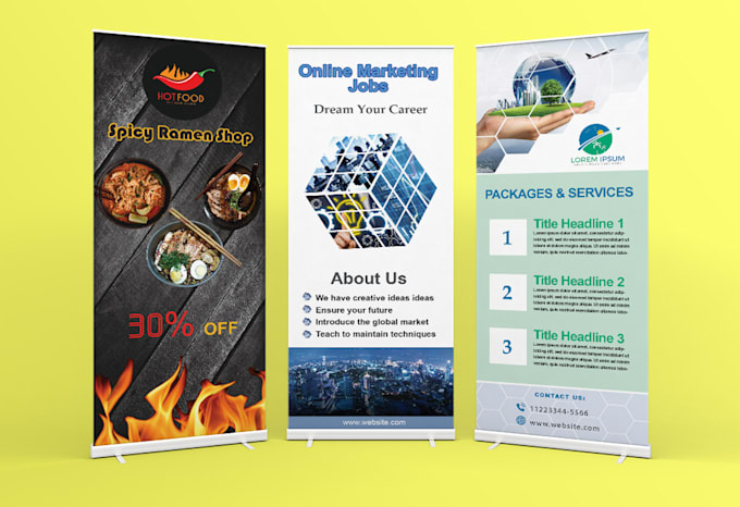 Design Roll Up Retractable Pop Up Backdrop Pull Up Banner By