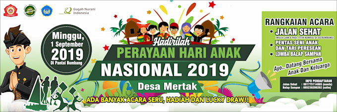 Cantik Banner Jalan Sehat Erlie Decor