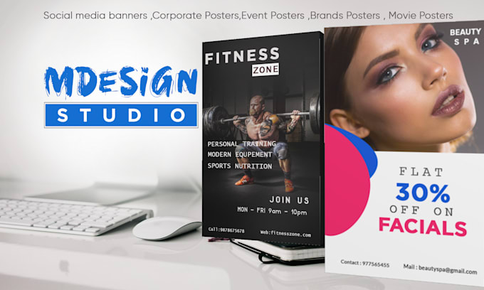 Design Creative Poster And Banners For Your Brand By Manidee
