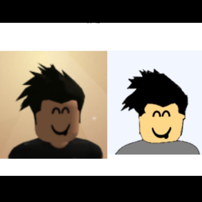 Draw A Custom Drawing Of Your Roblox Characters Head By Xpleet - roblox head drawing payment read desc roblox