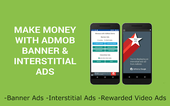 Integrate Admob Banner Interstitial Ads In Your Apps By Morshed13913