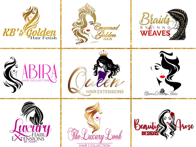 Design A Feminine And Hair Logo For Your Business By Jazzy B