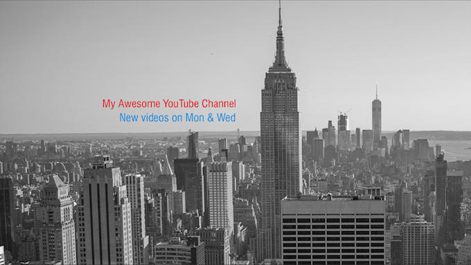 Design You A Good Youtube Banner By Earnsto