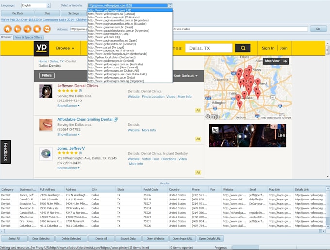 Search Yellow Pages To Get Email Lists By Hayam25