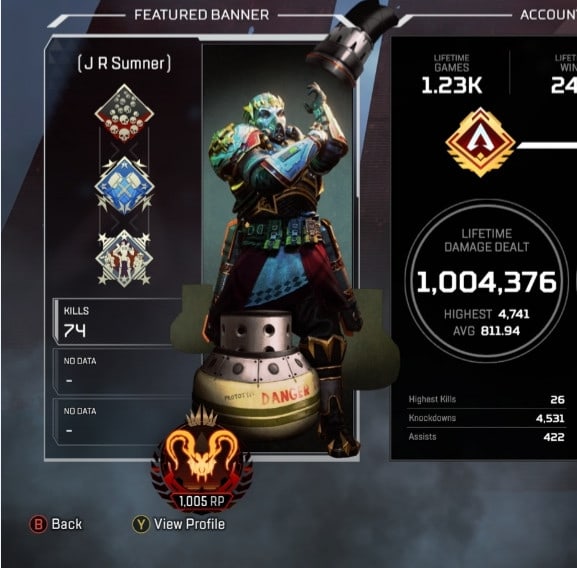 Earn you the 20 kill and 4k damage badges on apex legends by Joeapexlegends