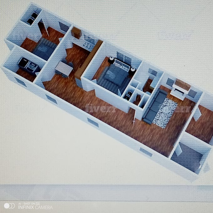 Create 3d Floor Plan Exterior And Interior Model Sketchup By