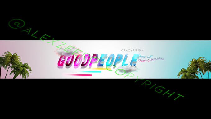 Youtube Banner And Logo By Alexzeero