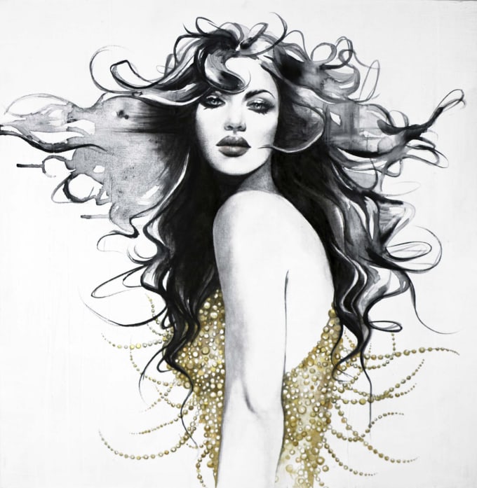 Draw A Super Hot Pin Up Art Girl By Lizonshek4