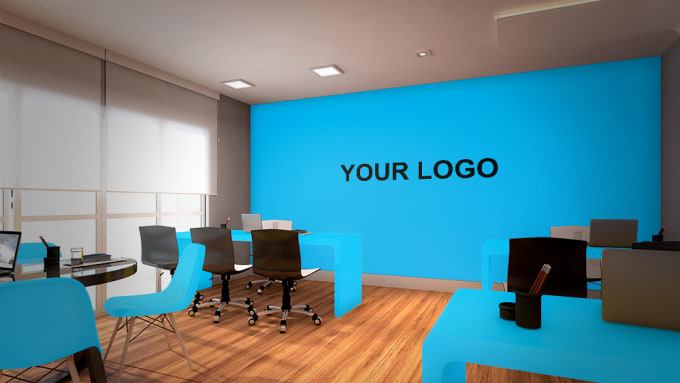Hossain1 I Will Mockup Your Logo Or Artwork On 4 Office Interiors For 5 On Www Fiverr Com