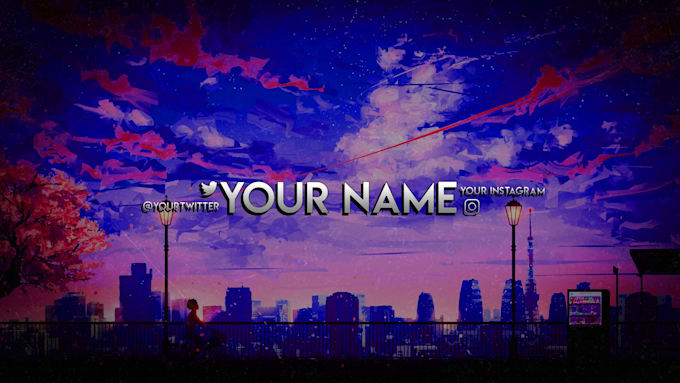 Make A Youtube Banner For You By Apavle