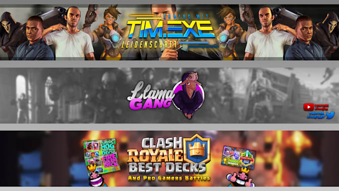 Design An Awesome Youtube Banner For Your Gaming Channel By Itssimio