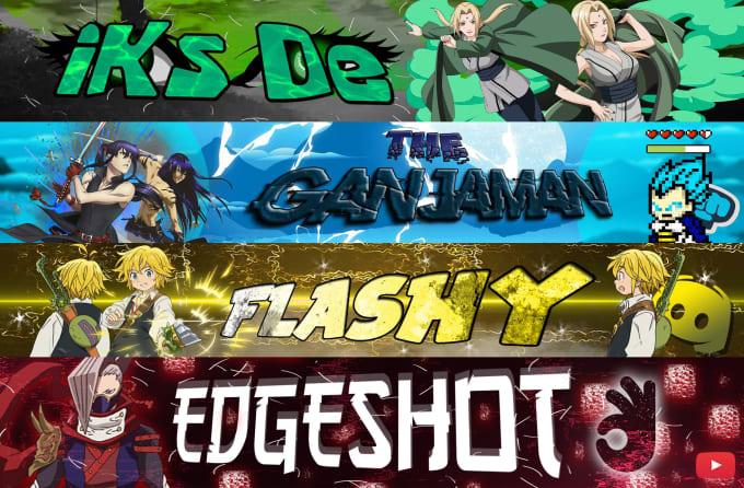 Ill Create A Custom Anime Banner For You By Edgeshot