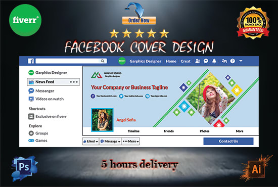 Design Your Facebook Cover Photo Banner Design In 24 Hours By