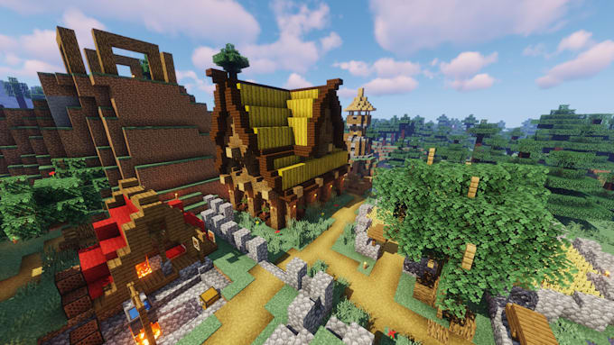 Minecraft House Builder Varying From Medieval Fantasy To Modern