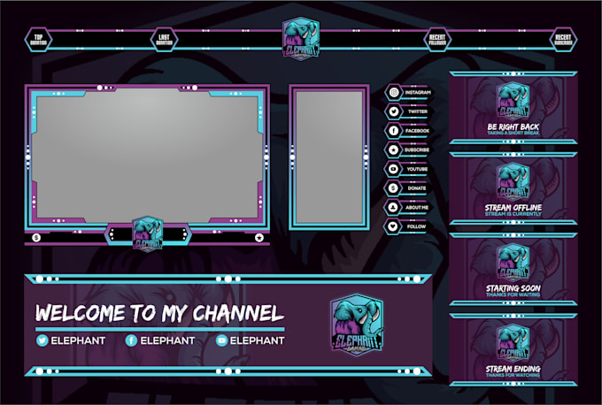 Design Custom Twitch Banners Youtube Panels And Overlays By
