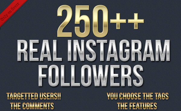 i will send 250 real followers to your instagram account pass required - 250 instagram followers