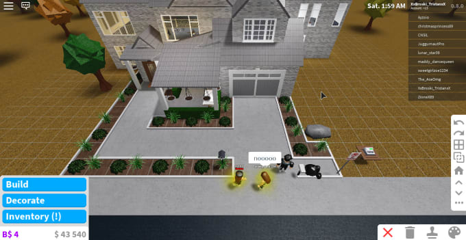 Create A Nice Multiple Story House On Bloxburg Roblox By Tristanmartyn - roblox bloxburg writing roblox quote generator