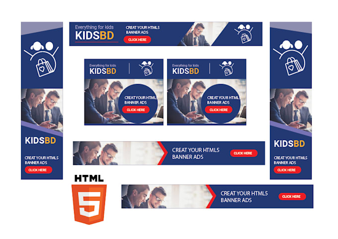 Design Html5 Animated Ads And Gif Banner For You By Mijanshapon