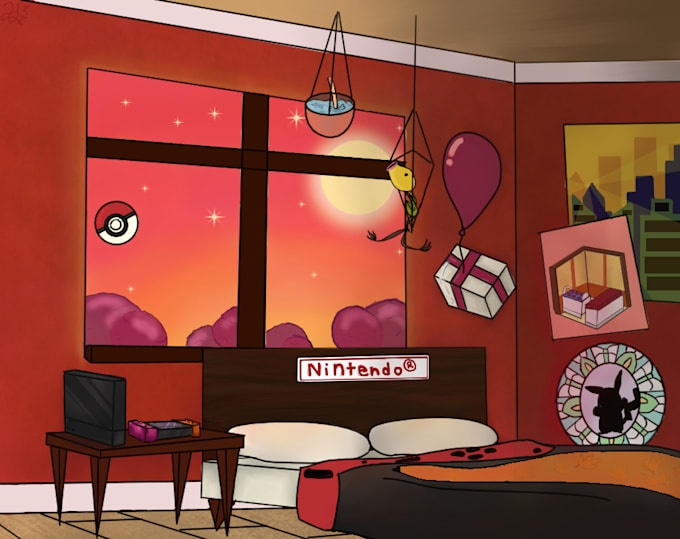 Draw an aesthetic lofi room for you by Madam_meh