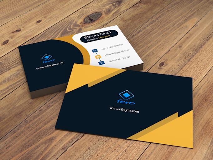 Design Business Card Professional Business Card Design By Efraym22
