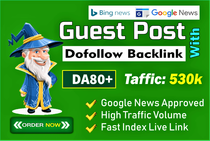 Publish high quality seo guest post with dofollow backlink on da ...