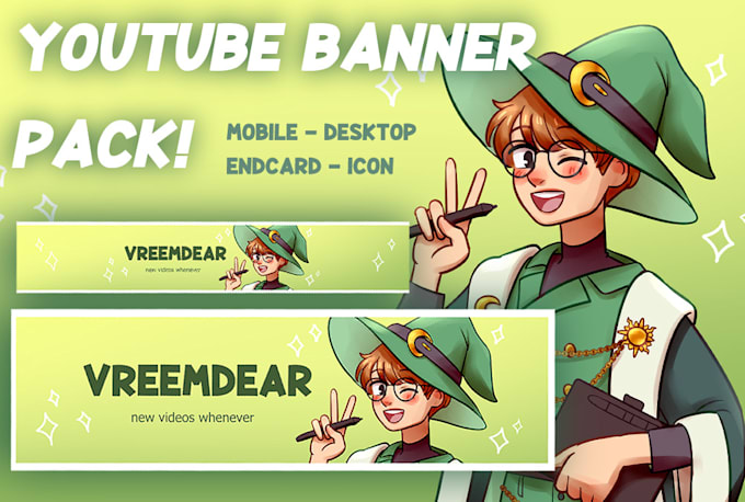 Draw A Youtube Design Pack By Vreemdear