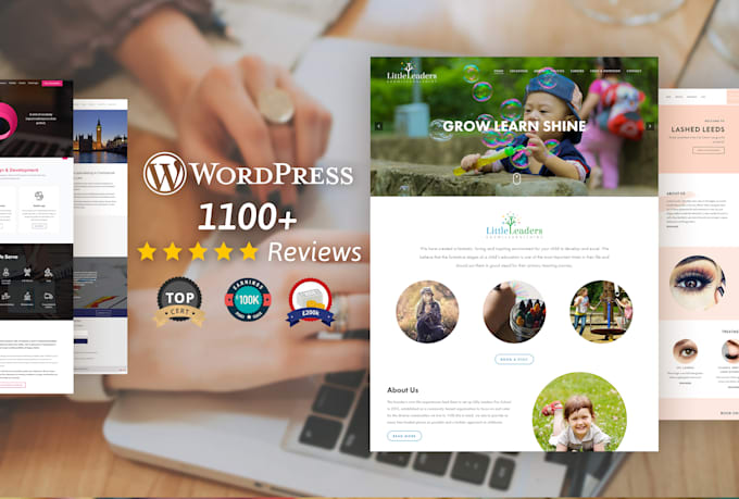 design develop responsive, fast, SEO friendly wp website