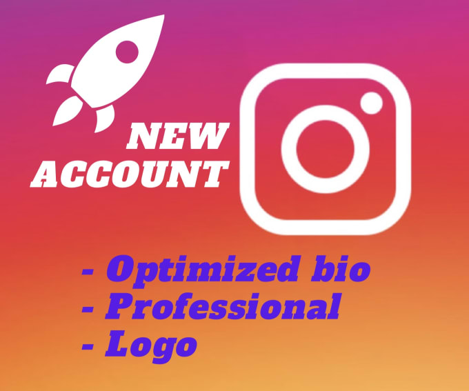 webinaire20 : I will creat your new instagram account with logo and bio for $5 on www.fiverr.com