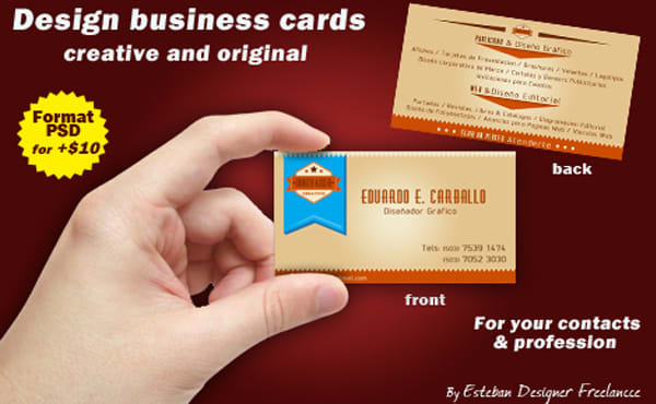Design And Create A Business Card To Ensure You With Your