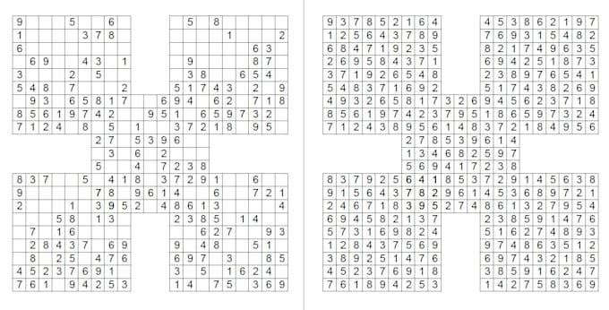 Make you 300 never been published samurai sudoku puzzles and solutions by Jim_hardworker | Fiverr make-you-300-never-been-published-samurai-sudoku-puzzles-and-solutions-by-jim-hardworker-fiverr