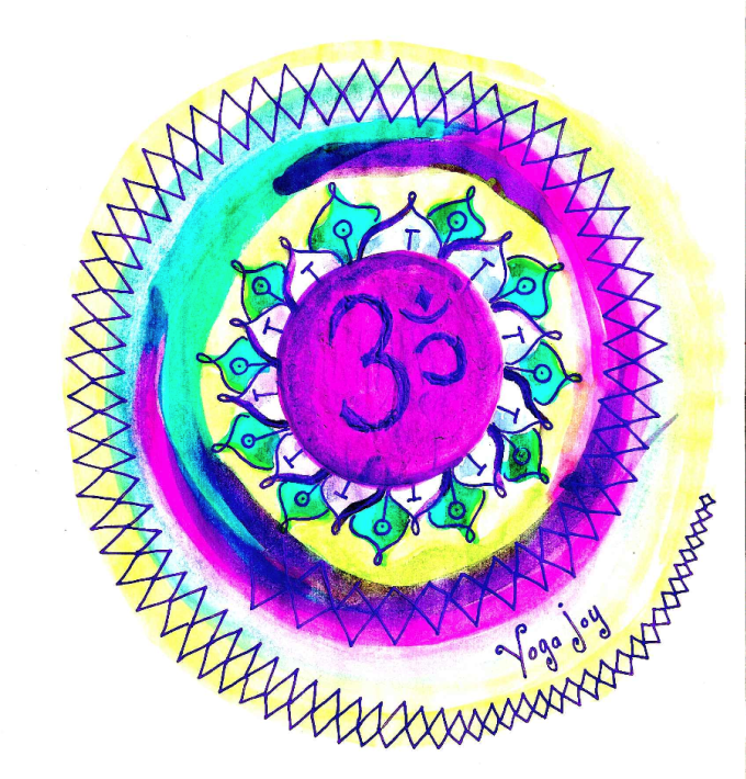 Create a hand painted mandala by Onecreativechic