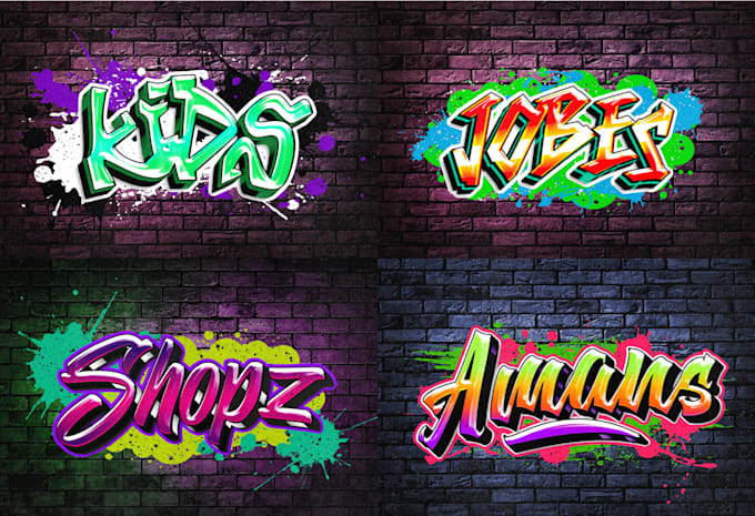 Do graffiti,pop,urban,street art logo or shirt by
