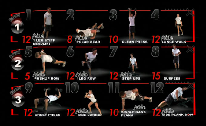 Create a one month workout program by Coachthor Fiverr