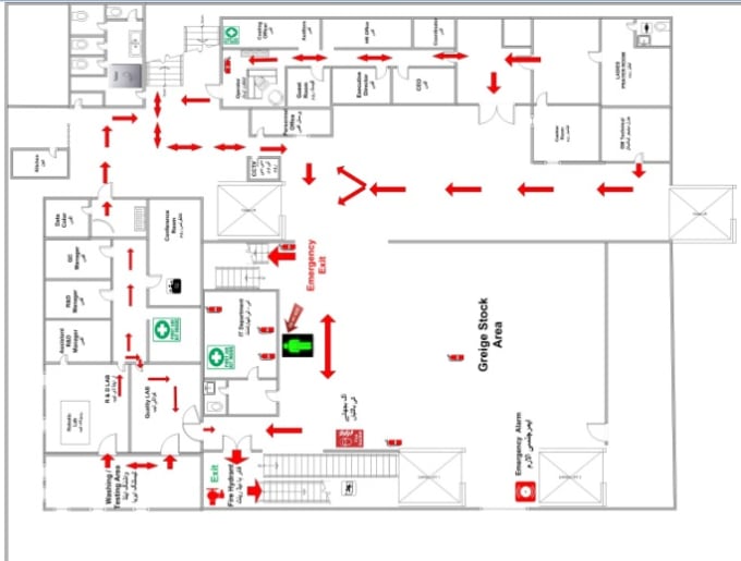 Emergency Exit Map