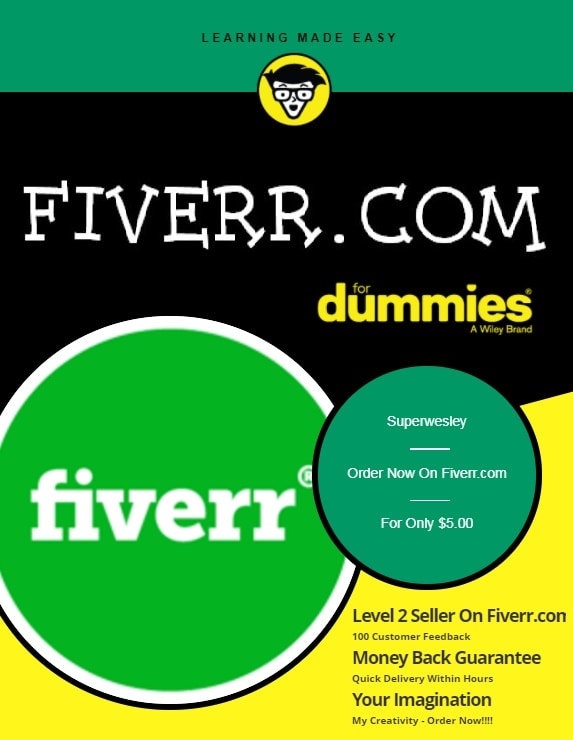 Make you a custom dummies book cover with custom message by Superwesley