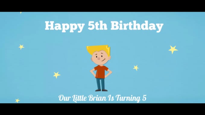 Create an animated birthday invitation video by Anna_cartoonist