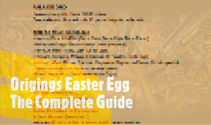 Bo2 Origins Guide