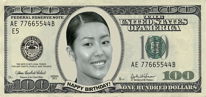 Send you a personalized, realistic us100 dollar printable novelty money file by Noveltybill