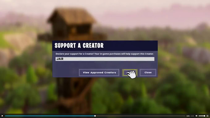 Create A Animation For Your Epic Support A Creator Code By Jarjarblue