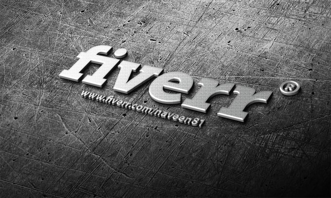 Download Make photo realistic 3d steel logo mockup by Naveen81