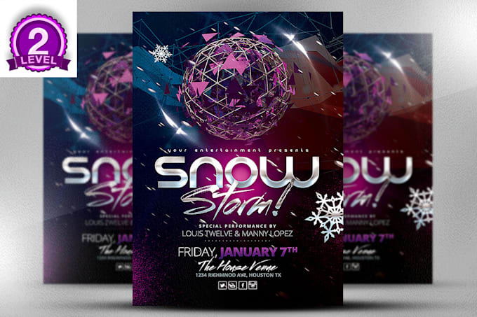 design eye catching bespoke luxury event flyer by bisma786 high end luxury flyer design