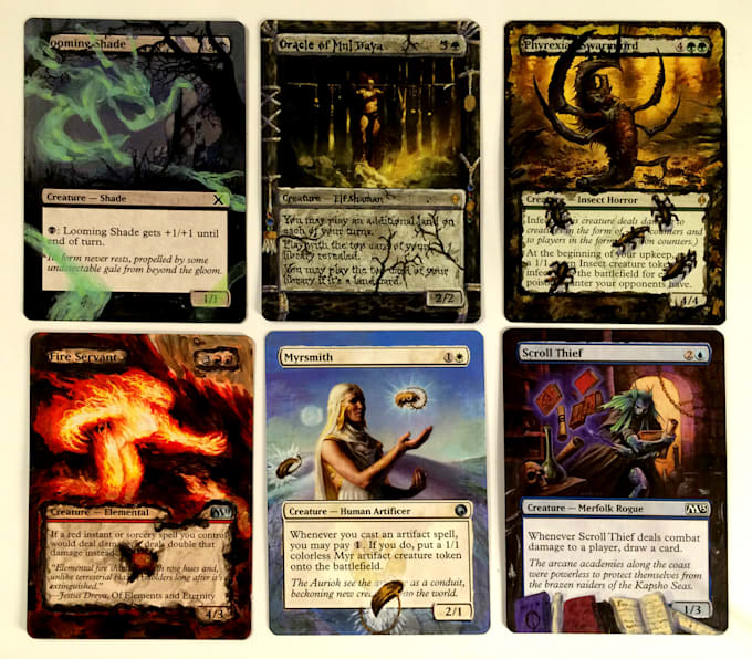 Alter The Art On Your Mtg Or Other Trading Cards By Zackcart
