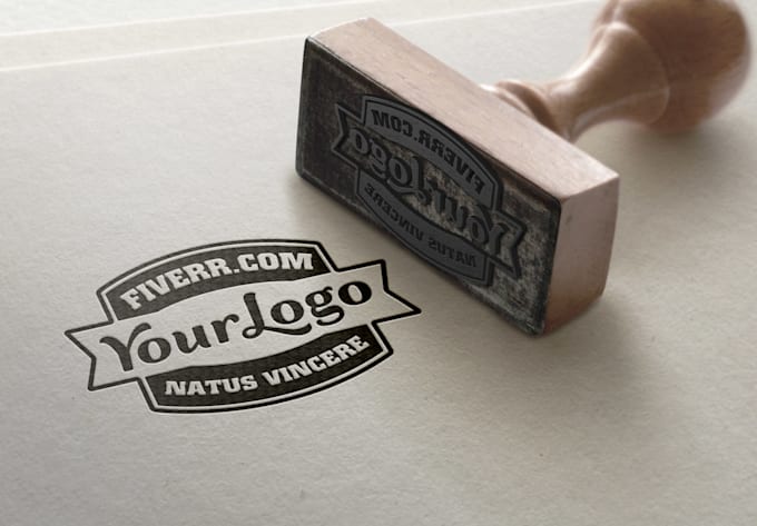Make your logo look like stamp, 2 images by Natusvincere