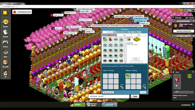 Trade You A Gold Bar On Habbo Hotel Trade You A Gold Bar On Habbo Hotel