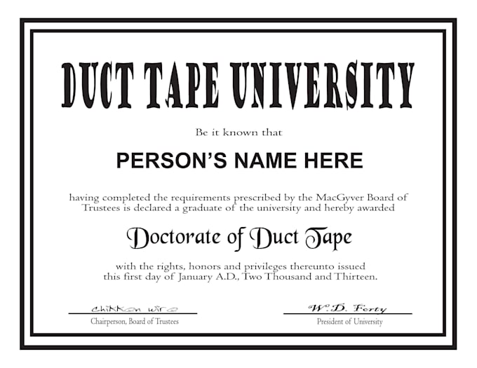how to create a diploma