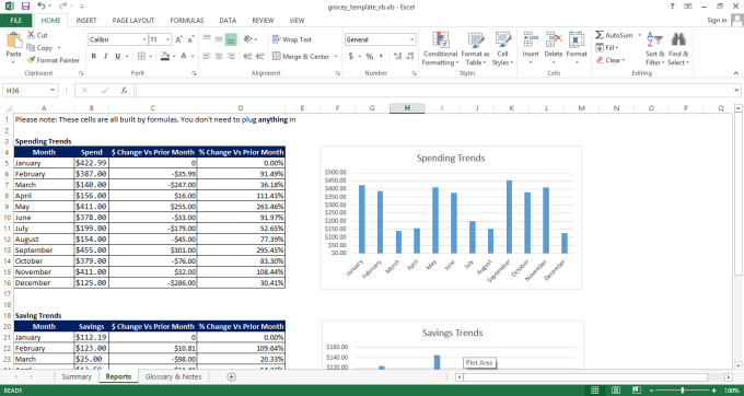 sell you a grocery savings spreadsheet by georgethecoder savings spreadsheet