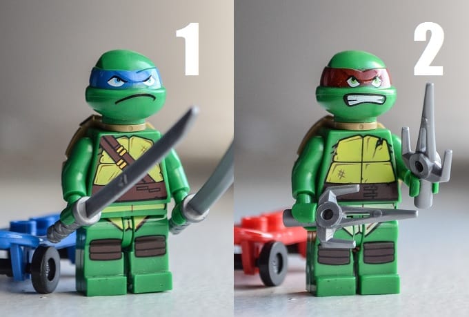 Send you one teenage mutant ninja turtles lego style minifigure by Qunoto